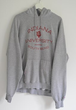 Vintage Champion Authentic Indiana University Hoodie - 2XL