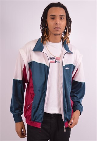 VINTAGE LOTTO TRACKSUIT TOP JACKET MULTI