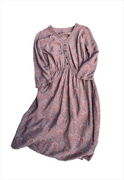 Vintage 90s geometric print prairie dress 