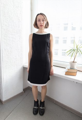 VINTAGE 90'S BLACK MINI DRESS