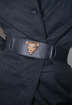 Black Jaguar Waist Belt 