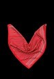 MONTERO VINTAGE 80'S RED BLACK WHITE STRIPE LADIES SCARF