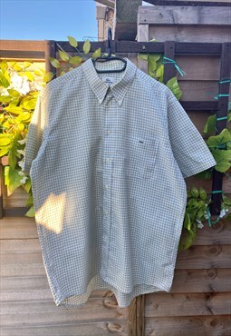 Vintage Lacoste 1990s multicoloured checkered shirt large 
