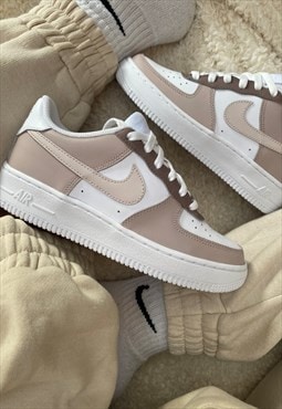 Nike Air Force 1 Custom Warm Browns