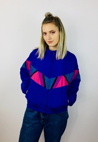 VINTAGE 80'S RAVE WINDBREAKER JACKET