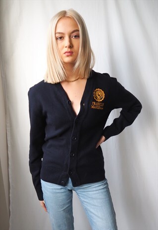 VINTAGE FRANKLIN MARSHALL BUTTON UP CARDIGAN