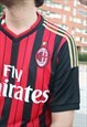 y2k Vintage nos AC Milan home football jersey
