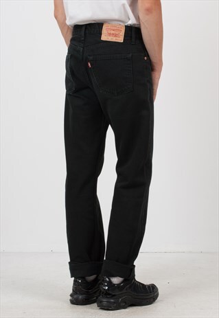 VINTAGE BLACK LEVI'S 751 FIT DENIM JEANS