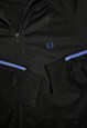 MENS VINTAGE FRED PERRY TRACK TOP JACKET SIZE L