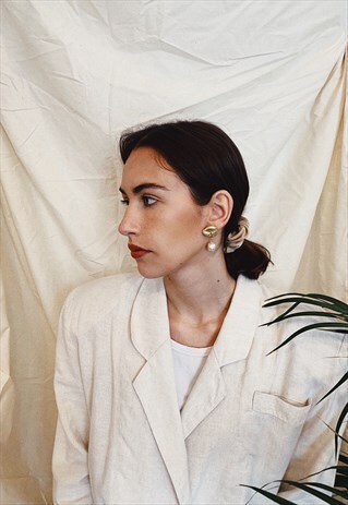 FAUX PEARL EARRINGS