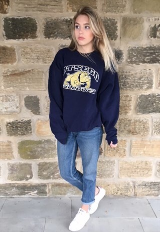 VINTAGE AMERICAN SPORTS OVERSIZED SWEATSHIRT JUMPER