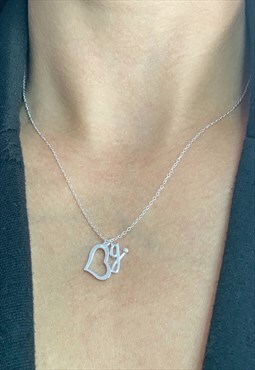 Love Letter G Necklace 925 Sterling Silver