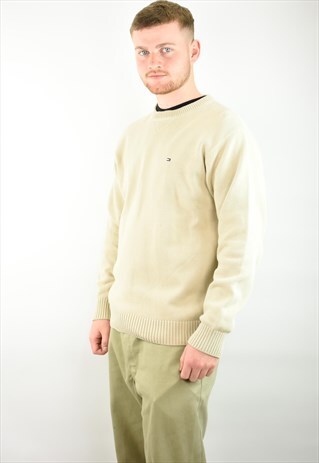 TOMMY HILFIGER BEIGE SWEATER