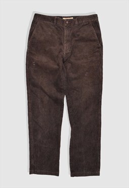 Vintage 90s Avirex Corduroy Trousers in Brown