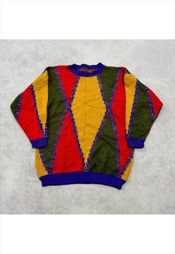 Vintage Knitted Jumper Women's L