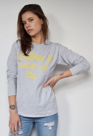 TSHIRT 'COFFEE & LOTS OF IT'