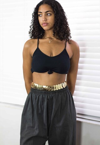 VINTAGE GOLD LOOK BELT 90S X 4.8