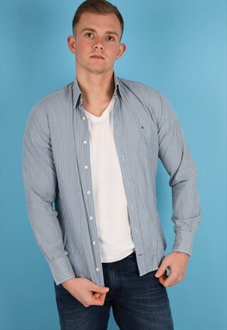 VINTAGE TOMMY HILFIGER STRIPE SHIRT NS196