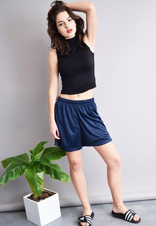 90'S RETRO ATHLEISURE SPORTS CHAMPION BOYFRIENDS SHORTS