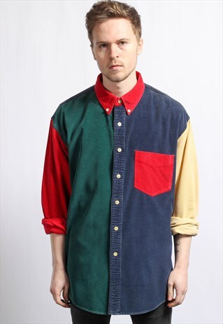 VINTAGE OVERSIZED CORDUROY SHIRT