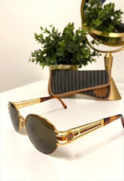 Fendi MOD SL 7030 COL. 123 Gold & Tortoiseshell Sunglasses