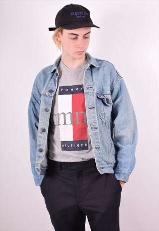 LEVI'S MENS VINTAGE DENIM JACKET MEDIUM BLUE 90S