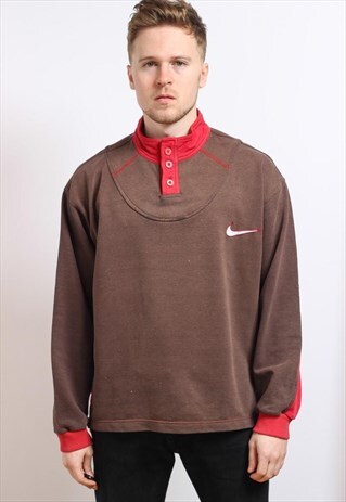 VINTAGE NIKE HALF ZIP SWEATSHIRT