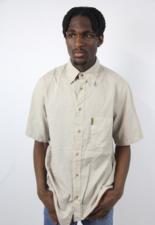 VINTAGE ARMANI BEIGE SHIRT
