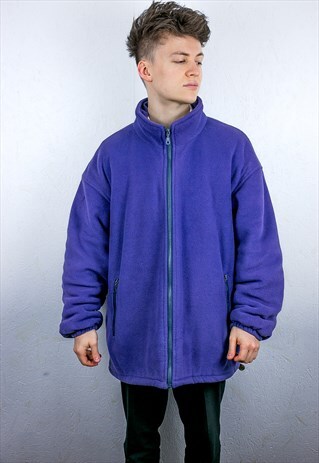 VINTAGE QUILTED FLEECE JACKET