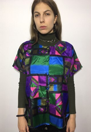 VINTAGE 90' OLDSCHOOL AMAZING BEAUTIFUL BLOUSE