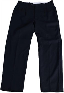 Vintage Yves Saint Laurent Casual Trousers in Black