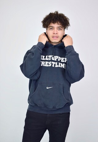 VINTAGE 90'S NAVY NIKE HOODIE