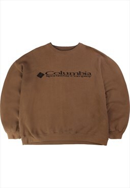 Vintage 90's Columbia Sweatshirt Spellout Heavyweight