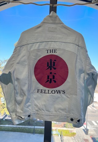 THE FELLOWS JACKET - REWORKED LEVI'S VINTAGE WHITE DENIM