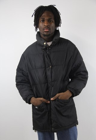 VINTAGE FILA BLACK PUFFER JACKET