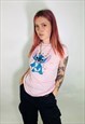 CUTE 00S Y2K DISNEY STITCH T SHIRT TOP BABY TEE