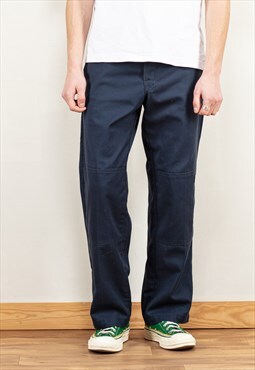 Vintage 00's Men Dickies Work Pants in Blue