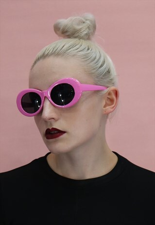 PINK OVAL KURT SUNGLASSES