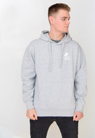 GREY PINEAPPLE OCEAN (WHITE) HOODIE
