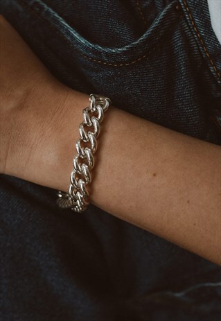 CHUNKY BRACELET SILVER