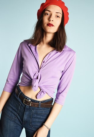 Y2K MINIMALIST MOMS SHIRT BLOUSE