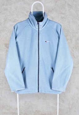 Berghaus Fleece Jacket Baby Blue Women's UK 14