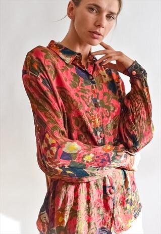 VINTAGE 80S FESTIVAL SHIRT IN LONG SLEEVE