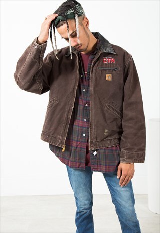 VINTAGE CARHARTT WINTER BLANKET JACKET / S2183