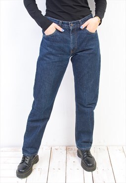 Vintage LEVI's 521 W31 L32 Denim Jeans Trousers Pants Blue