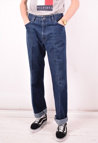 LEVI'S MENS VINTAGE JEANS W33 L34 BLUE 90S