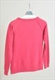 VINTAGE 90S CHAMION SWEATSHIRT IN PINK