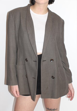 JAEGER TWEED BLAZER JACKET