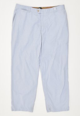 Vintage 90's Burberry Chino Trousers Blue