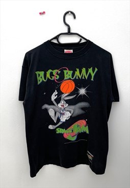 Vintage space jam bugs bunny 1996 black T-shirt small 
